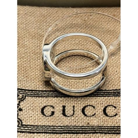 gucci interlocking g motif ring